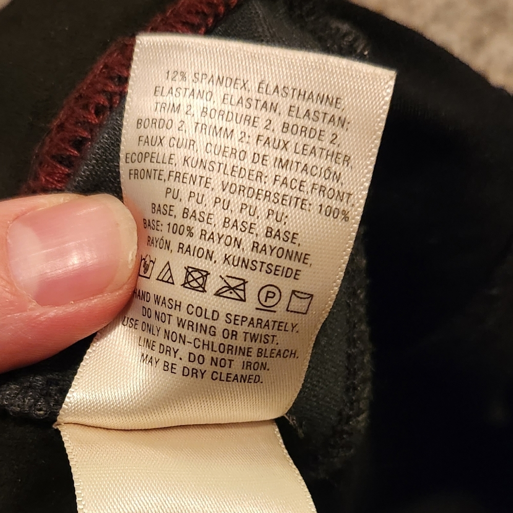 Anthropologie Patchwork Black Pants - image 8